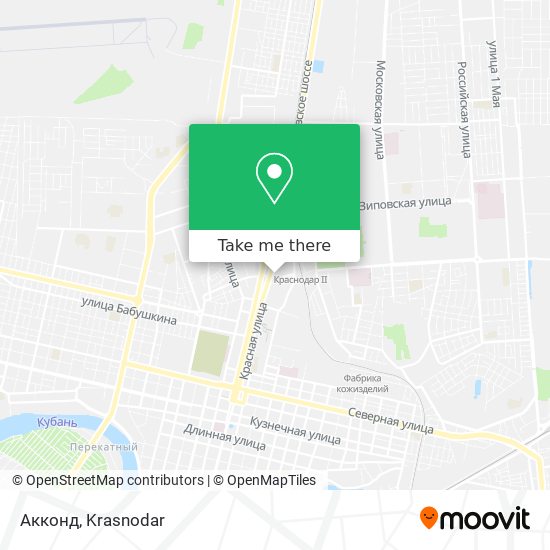 Акконд map