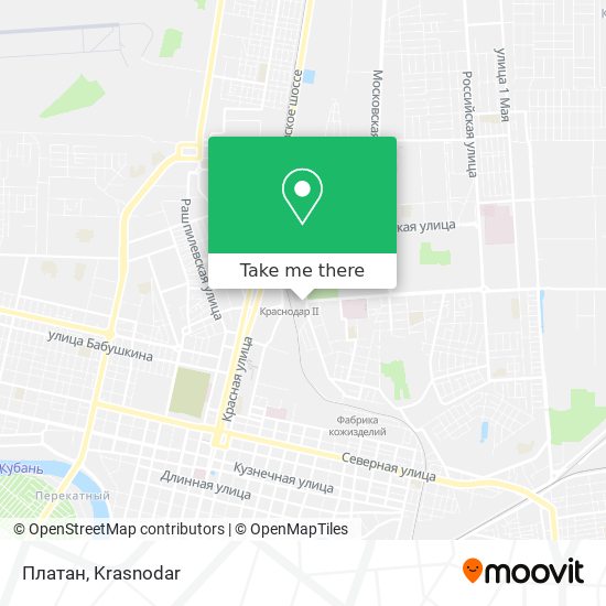 Платан map