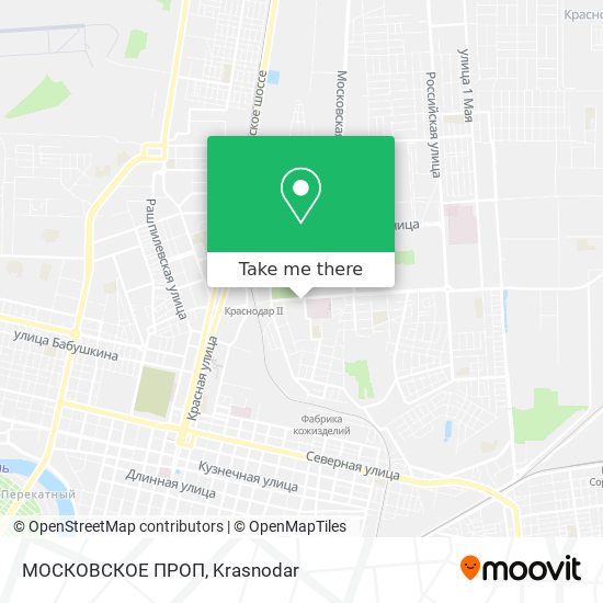 МОСКОВСКОЕ ПРОП map