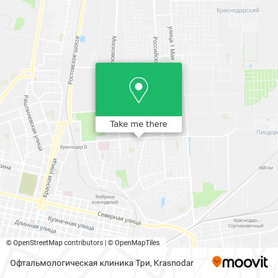 Офтальмологическая клиника Три map
