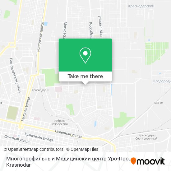 Многопрофильный Медицинский центр Уро-Про map