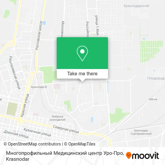 Многопрофильный Медицинский центр Уро-Про map