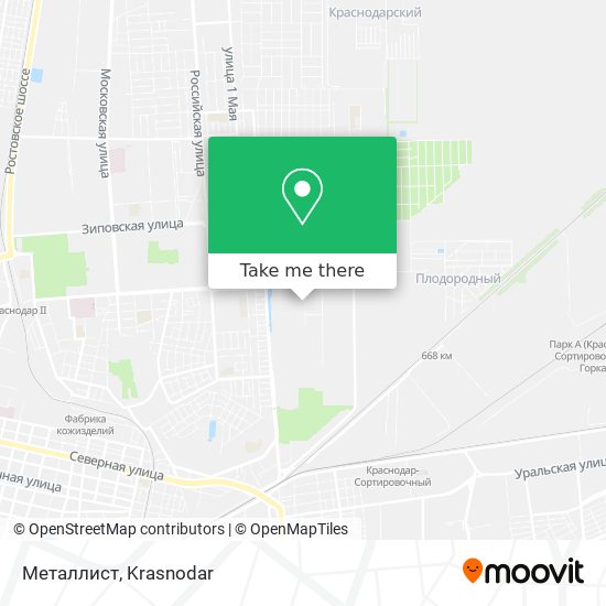 Металлист map
