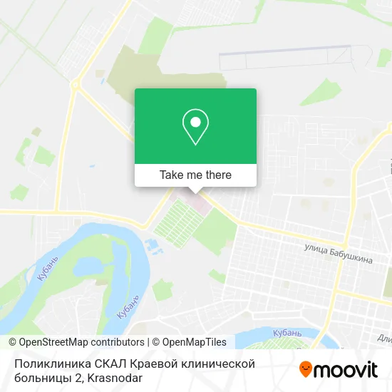 Поликлиника СКАЛ Краевой клинической больницы 2 map
