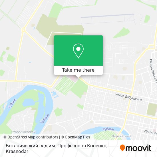 Ботанический сад им. Профессора Косенко map