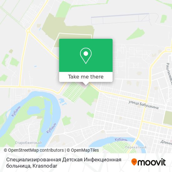 Специализированная Детская Инфекционная больница map