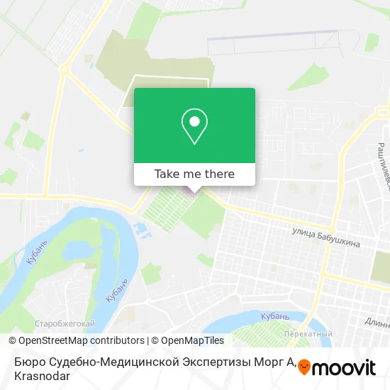 Бюро Судебно-Медицинской Экспертизы Морг А map