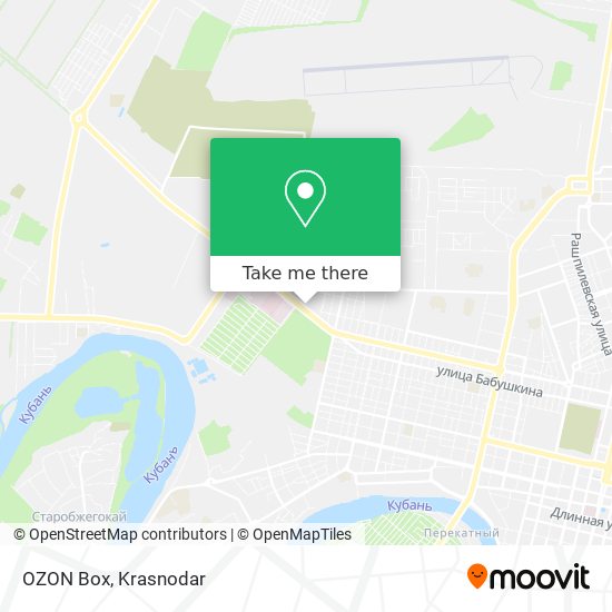 OZON Box map