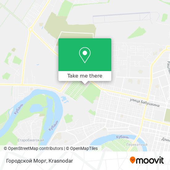 Городской Морг map