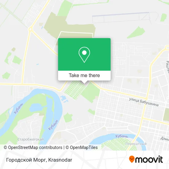 Городской Морг map