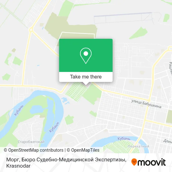 Морг, Бюро Судебно-Медицинской Экспертизы map