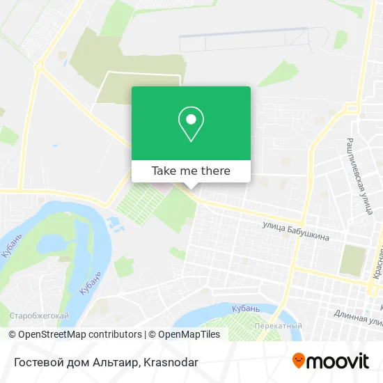 Гостевой дом Альтаир map