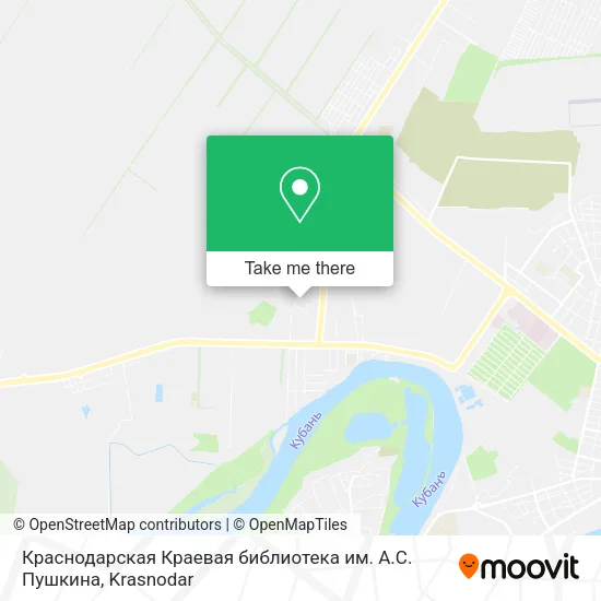 Краснодарская Краевая библиотека им. А.С. Пушкина map