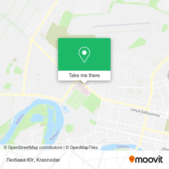 Любава-Юг map