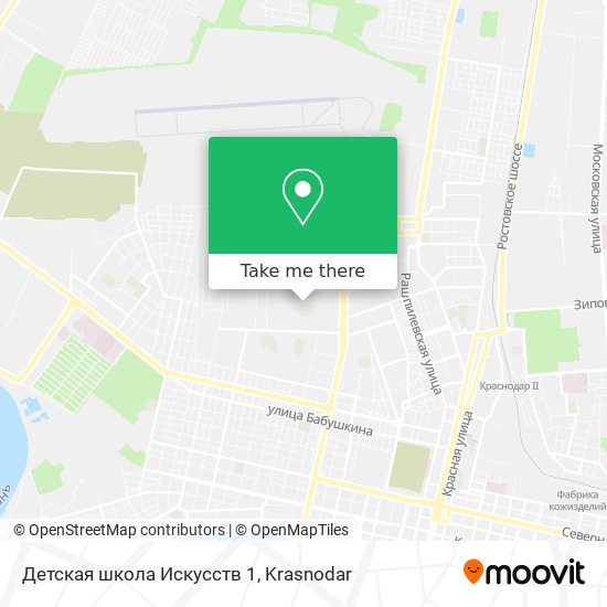 Детская школа Искусств 1 map