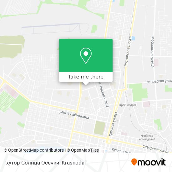 хутор Солнца Осечки map