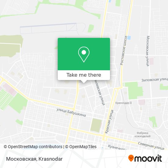 Московская map