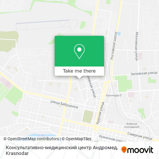 Консультативно-медицинский центр Андромед map