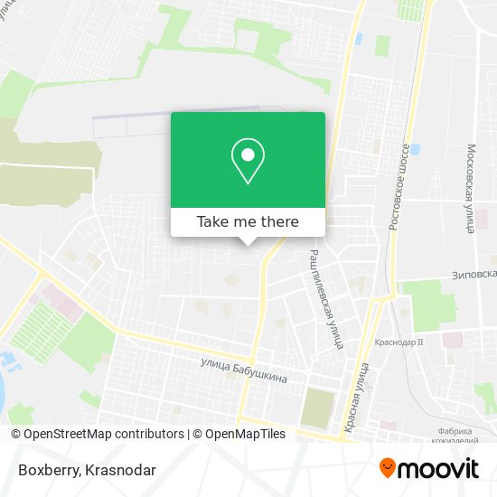 Boxberry map