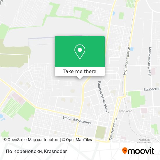 По Кореновски map