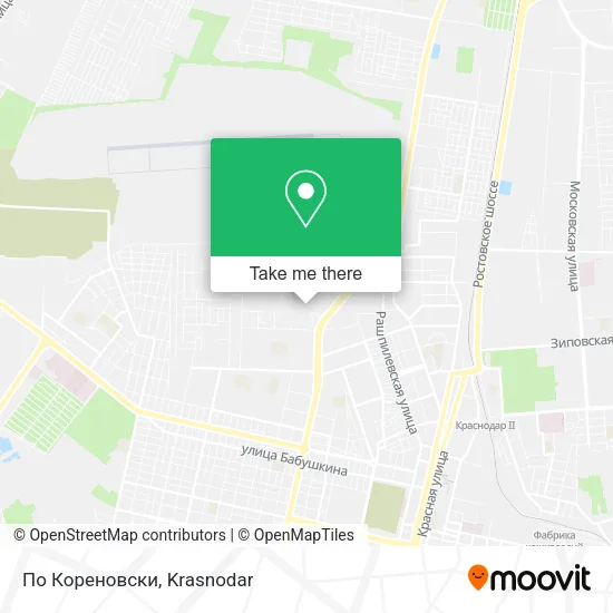 По Кореновски map