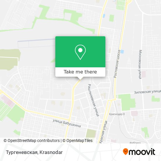 Тургеневская map