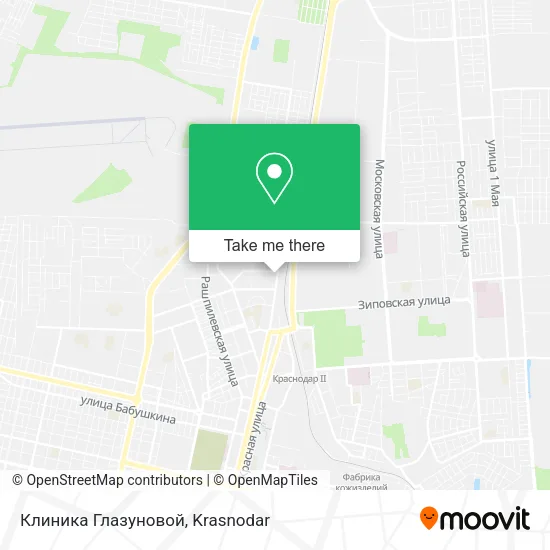 Клиника Глазуновой map