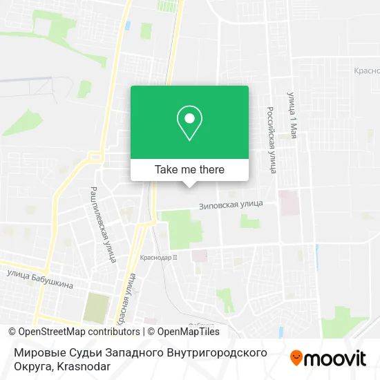 Мировые Судьи Западного Внутригородского Округа map