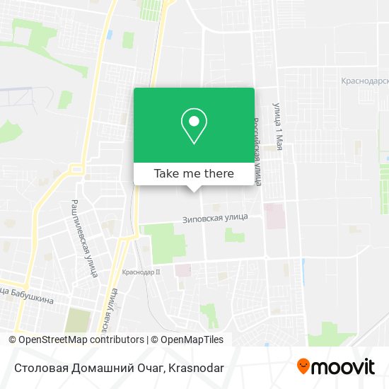 Столовая Домашний Очаг map
