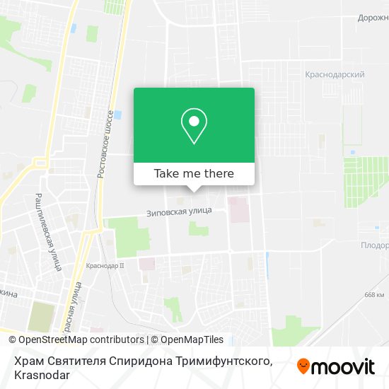Храм Святителя Спиридона Тримифунтского map