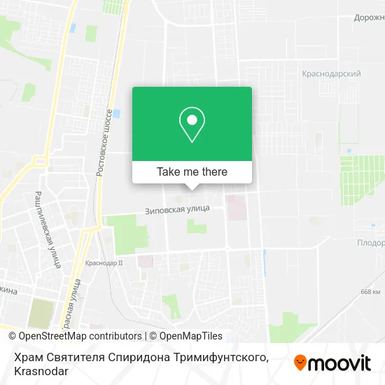 Храм Святителя Спиридона Тримифунтского map