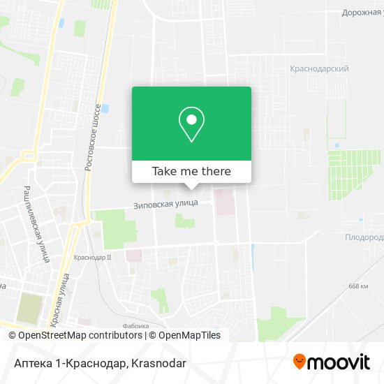 Аптека 1-Краснодар map