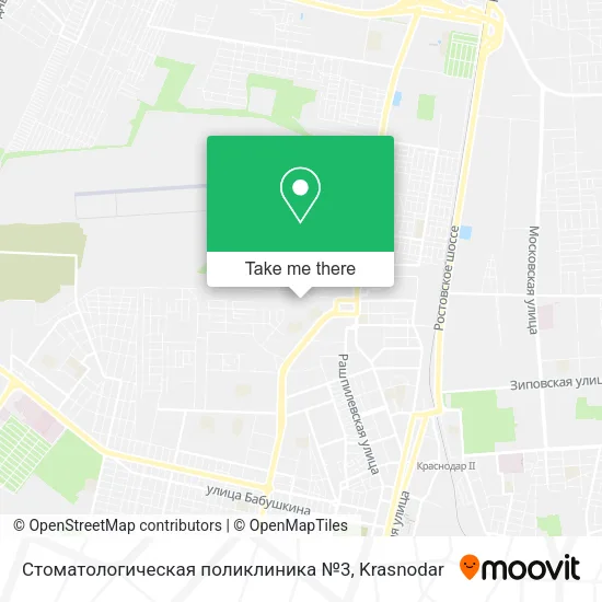 Стоматологическая поликлиника №3 map
