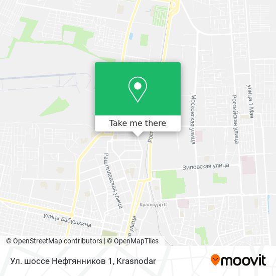 Ул. шоссе Нефтянников 1 map