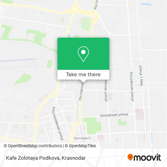 Kafe Zolotaya Podkova map