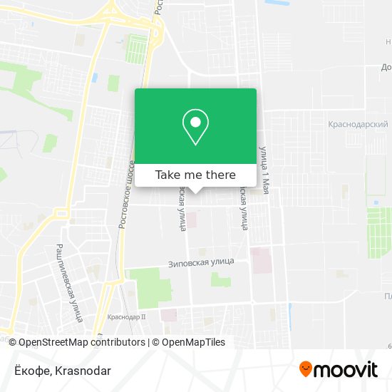 Ёкофе map