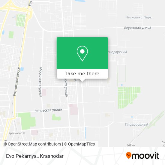 Evo Pekarnya. map