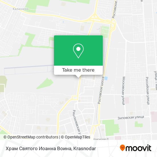Храм Святого Иоанна Воина map