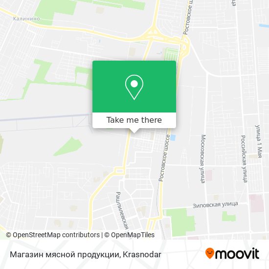 Магазин мясной продукции map