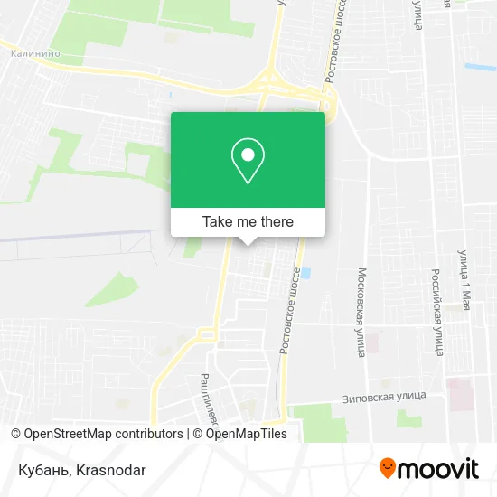 Кубань map