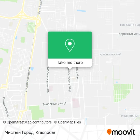 Чистый Город map