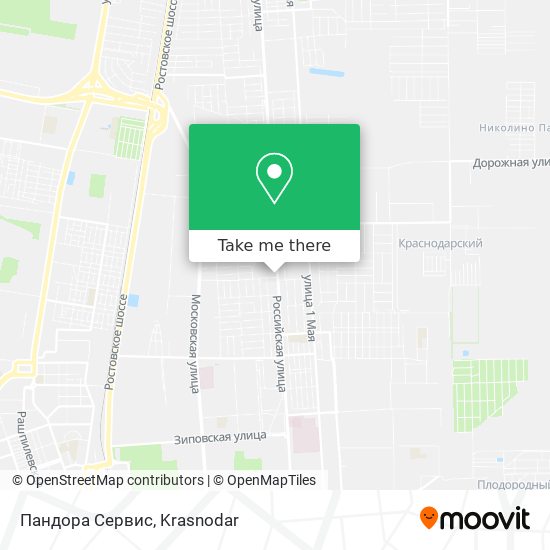 Пандора Сервис map
