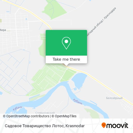 Садовое Товарищество Лотос map