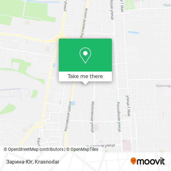 Зарина-Юг map