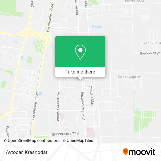 Avtocar map