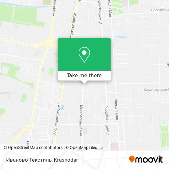 Иваново Текстиль map