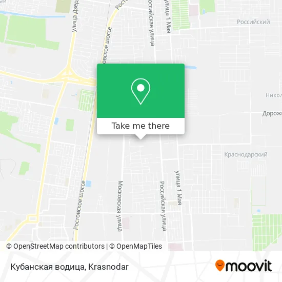 Кубанская водица map
