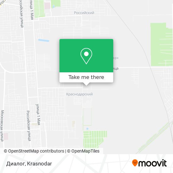 Диалог map