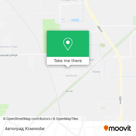 Автоград map