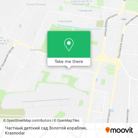 Частный детский сад Золотой кораблик map